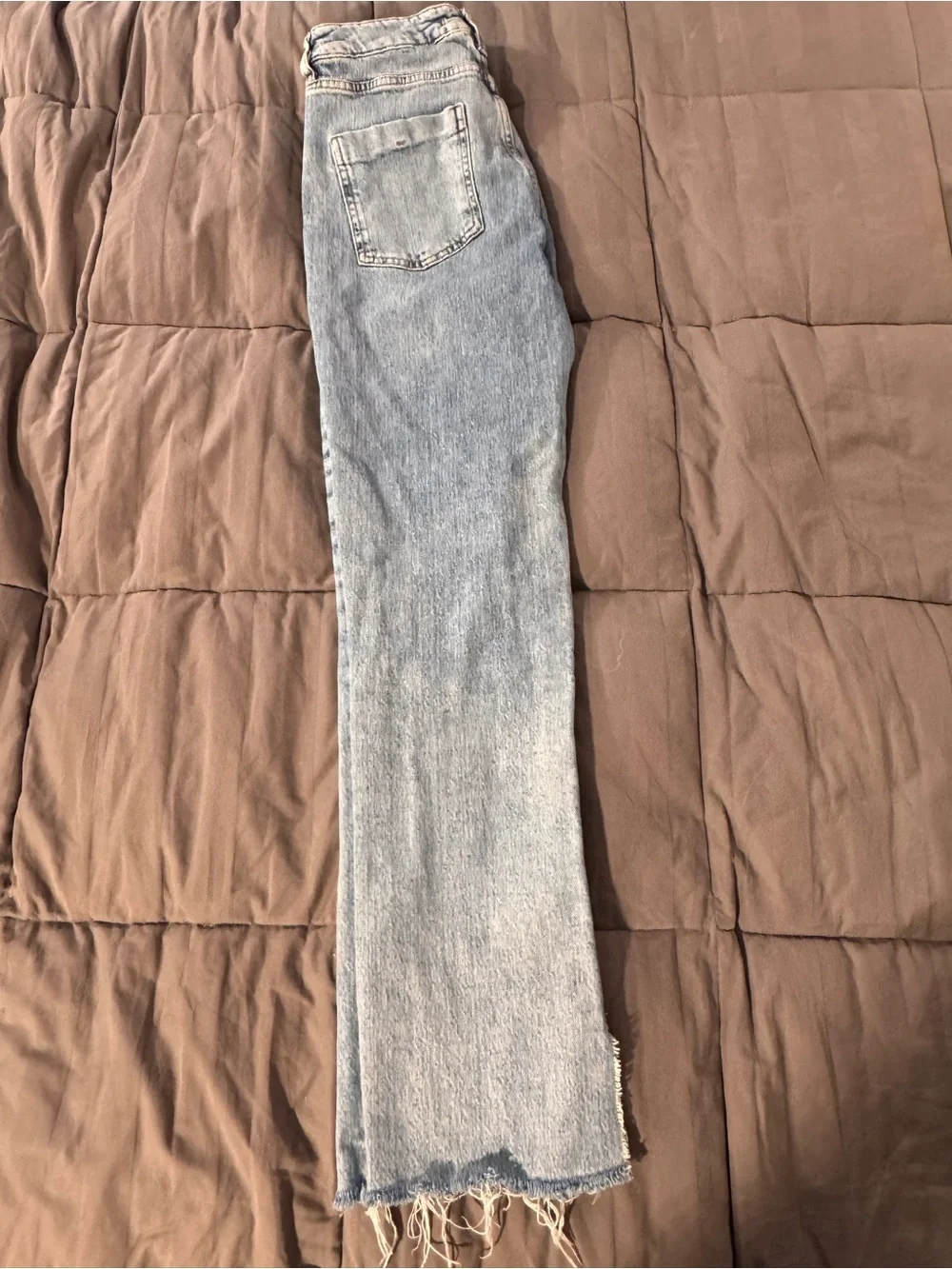 Zara Light Blue Flare Jeans